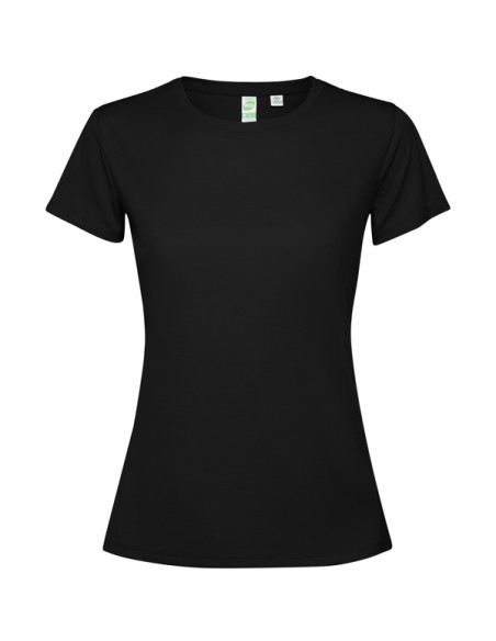 Women's fitted technical T-shirt made of short-sleeved recycled polyester - ESTORIL WOMAN ROLY