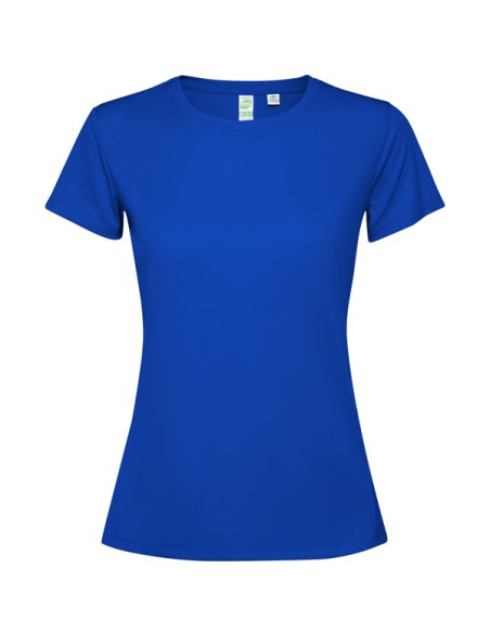 Women's fitted technical T-shirt made of short-sleeved recycled polyester - ESTORIL WOMAN ROLY