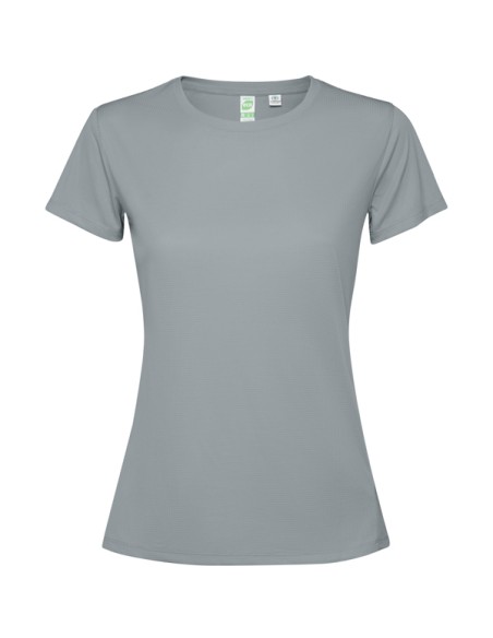 Women's fitted technical T-shirt made of short-sleeved recycled polyester - ESTORIL WOMAN ROLY