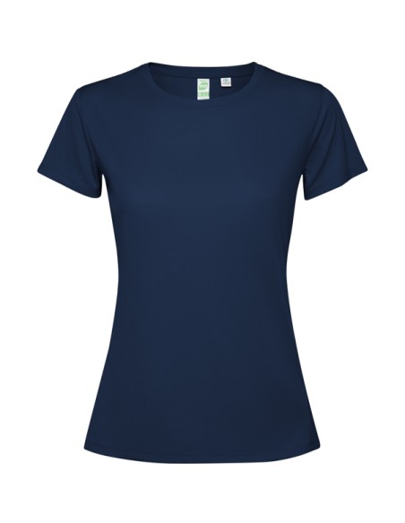 Women's fitted technical T-shirt made of short-sleeved recycled polyester - ESTORIL WOMAN ROLY