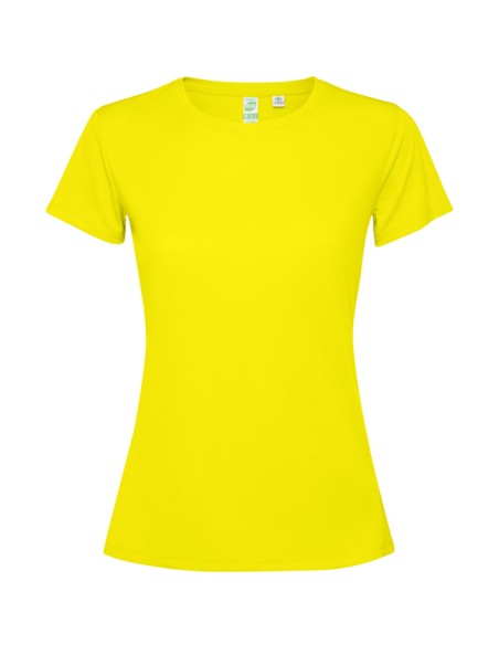 Women's fitted technical T-shirt made of short-sleeved recycled polyester - ESTORIL WOMAN ROLY