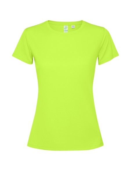 Women's fitted technical T-shirt made of short-sleeved recycled polyester - ESTORIL WOMAN ROLY