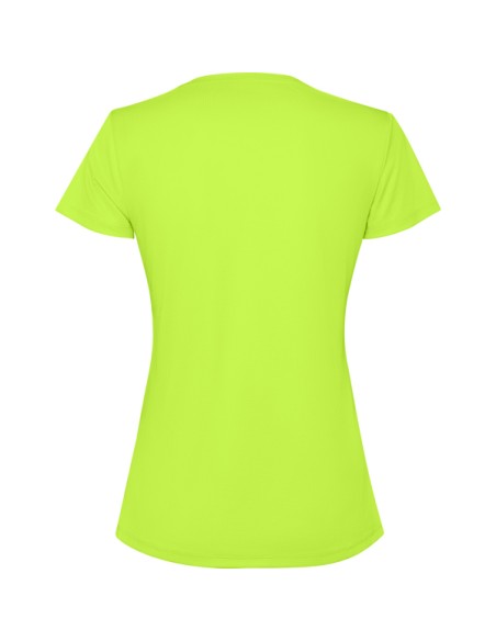 Women's fitted technical T-shirt made of short-sleeved recycled polyester - ESTORIL WOMAN ROLY