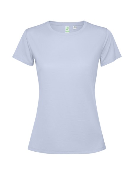 T-shirt technique ajusté pour femme en polyester recyclé, manches courtes - ESTORIL WOMAN ROLY