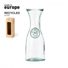 jarra de agua de cristal reciclado