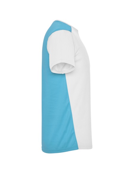 Short-sleeved, round-neck technical T-shirt for adults and children - Detroit Roly
