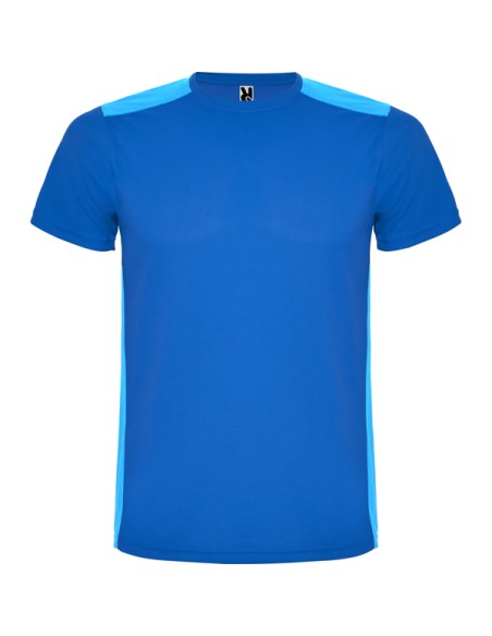 Short-sleeved, round-neck technical T-shirt for adults and children - Detroit Roly