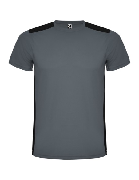 Short-sleeved, round-neck technical T-shirt for adults and children - Detroit Roly