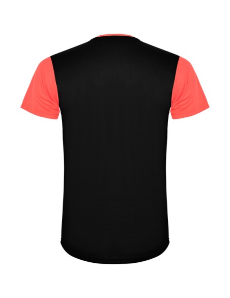 Short-sleeved, round-neck technical T-shirt for adults and children - Detroit Roly