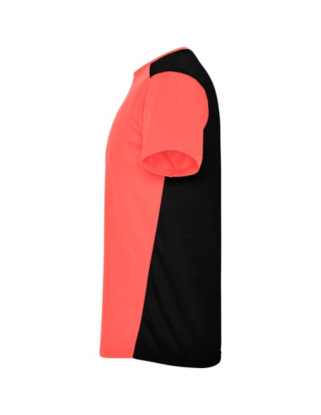 Short-sleeved, round-neck technical T-shirt for adults and children - Detroit Roly