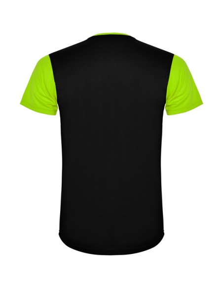Short-sleeved, round-neck technical T-shirt for adults and children - Detroit Roly