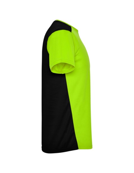 Short-sleeved, round-neck technical T-shirt for adults and children - Detroit Roly