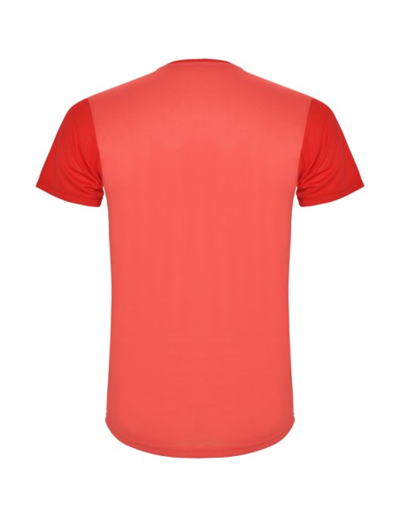 Short-sleeved, round-neck technical T-shirt for adults and children - Detroit Roly