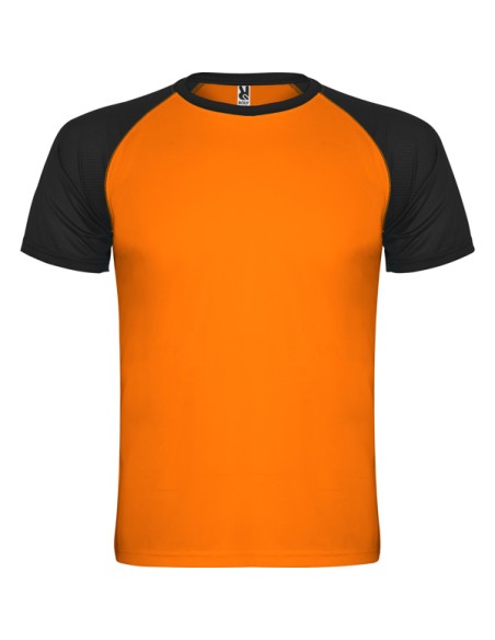 Camiseta deportiva transpirable 140 g/m² cuello redondo ADULTO Y INFANTIL - INDIANAPOLIS ROLY
