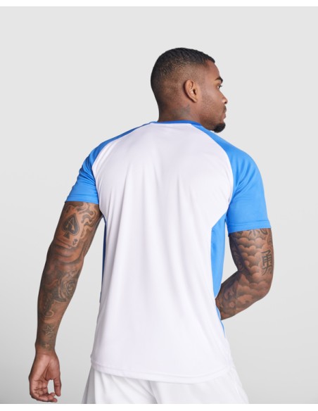 Technical sports T-shirt with short sleeves and breathable 140 g/m² round neck for adults and children - BUGATTI ROLY