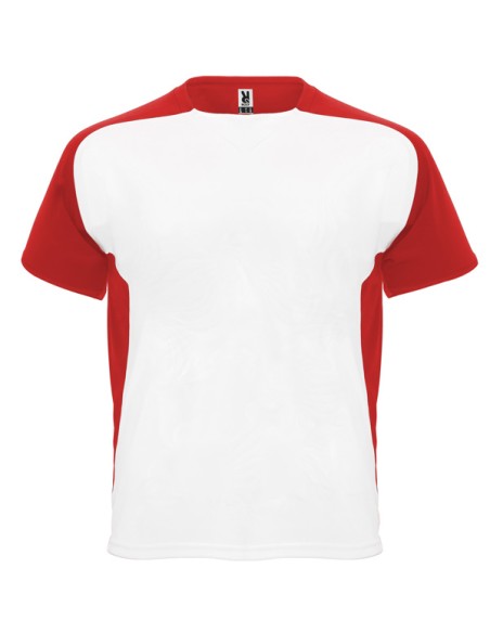 Camiseta técnica deportiva manga corta y transpirable 140 g/m² cuello redondo ADULTO Y INFANTIL - BUGATTI ROLY