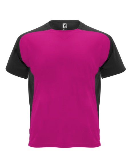 Technical sports T-shirt with short sleeves and breathable 140 g/m² round neck for adults and children - BUGATTI ROLY