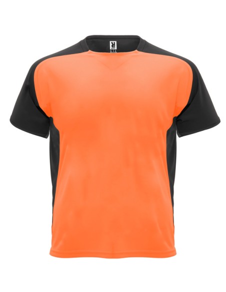 Technical sports T-shirt with short sleeves and breathable 140 g/m² round neck for adults and children - BUGATTI ROLY