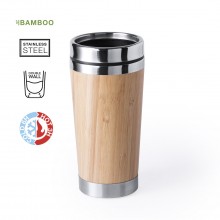 Vaso térmico de bambú/acero inox. 500ml - ARISTON