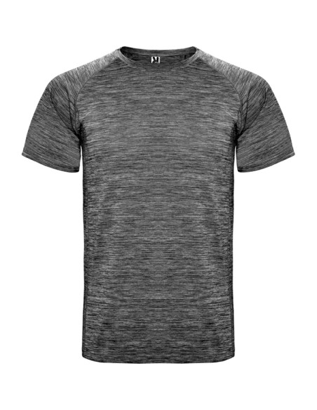 Short-sleeved technical sports t-shirt made of space-dye polyester for adults and children - Austin Roly