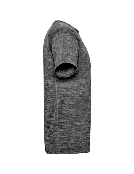 Short-sleeved technical sports t-shirt made of space-dye polyester for adults and children - Austin Roly