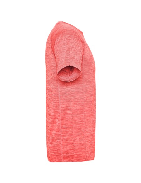 Short-sleeved technical sports t-shirt made of space-dye polyester for adults and children - Austin Roly