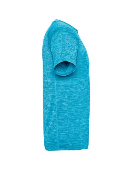Short-sleeved technical sports t-shirt made of space-dye polyester for adults and children - Austin Roly