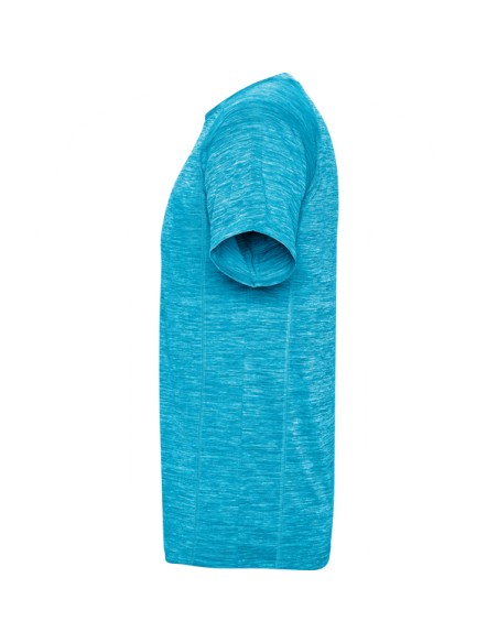 Short-sleeved technical sports t-shirt made of space-dye polyester for adults and children - Austin Roly