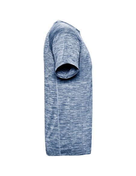 Short-sleeved technical sports t-shirt made of space-dye polyester for adults and children - Austin Roly
