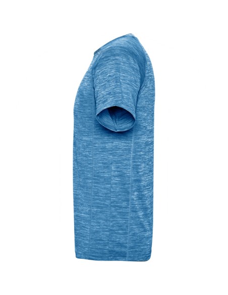 Short-sleeved technical sports t-shirt made of space-dye polyester for adults and children - Austin Roly