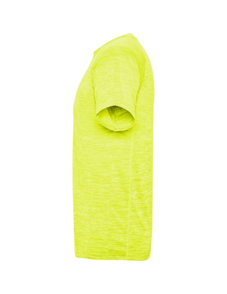 Short-sleeved technical sports t-shirt made of space-dye polyester for adults and children - Austin Roly