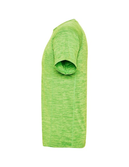 Short-sleeved technical sports t-shirt made of space-dye polyester for adults and children - Austin Roly