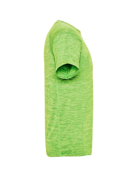 Short-sleeved technical sports t-shirt made of space-dye polyester for adults and children - Austin Roly