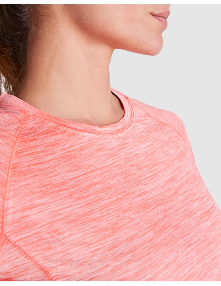 Fitted short-sleeved technical t-shirt, polyester space dye, 140 g/m², ADULT - AUSTIN WOMAN ROLY