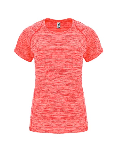 Fitted short-sleeved technical t-shirt, polyester space dye, 140 g/m², ADULT - AUSTIN WOMAN ROLY