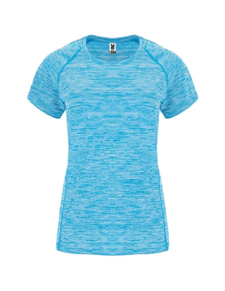 Fitted short-sleeved technical t-shirt, polyester space dye, 140 g/m², ADULT - AUSTIN WOMAN ROLY