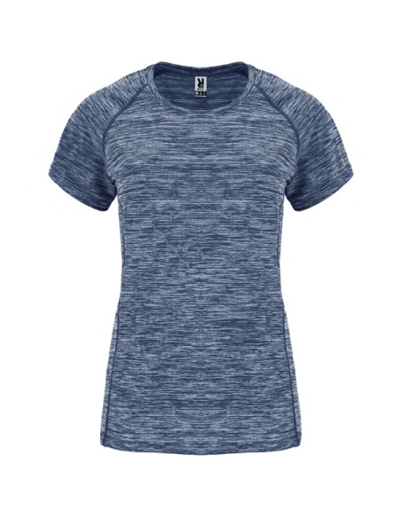 Fitted short-sleeved technical t-shirt, polyester space dye, 140 g/m², ADULT - AUSTIN WOMAN ROLY