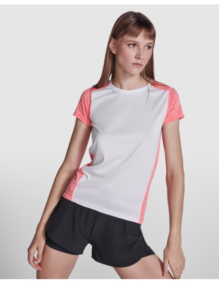 Short-sleeved technical sports T-shirt, polyester, 135 g/m² - WOMEN - ZOLDER WOMAN ROLY