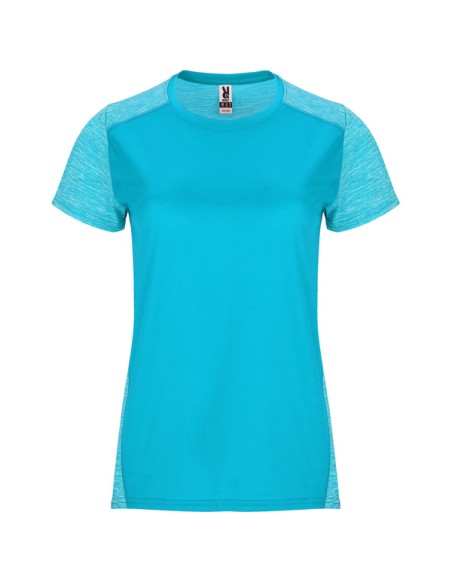 Short-sleeved technical sports T-shirt, polyester, 135 g/m² - WOMEN - ZOLDER WOMAN ROLY