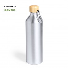Bidón aluminio tapón bambú 800 ml. HETIEN