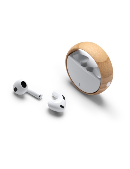 Auriculares Inalambricos de Bambú Personalizable - AURON