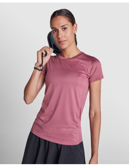 SLAM WOMAN ROLY Women's fitted recycled fabric technical t-shirt