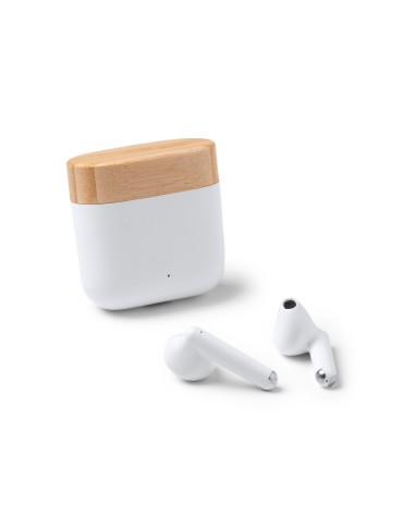Auriculares Inalambricos de Bambú y... Auriculares Inalambricos de Bambú y...