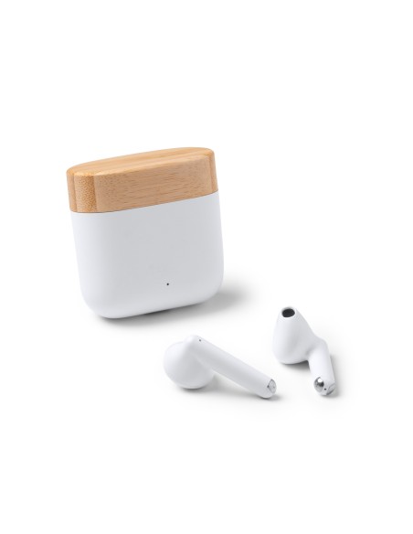 Casque sans fil Bluetooth 5.3 en bambou et ABS - SAURO
