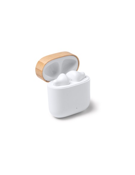 Casque sans fil Bluetooth 5.3 en bambou et ABS - SAURO