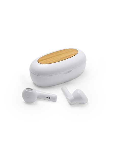 Auriculars Sense fils Bluetooth 5.0 amb disseny Bambú - VALDI