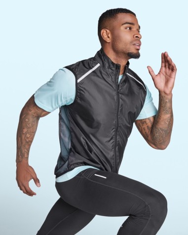 Gilet coupe-vent ultraléger pour... Gilet coupe-vent ultraléger pour...