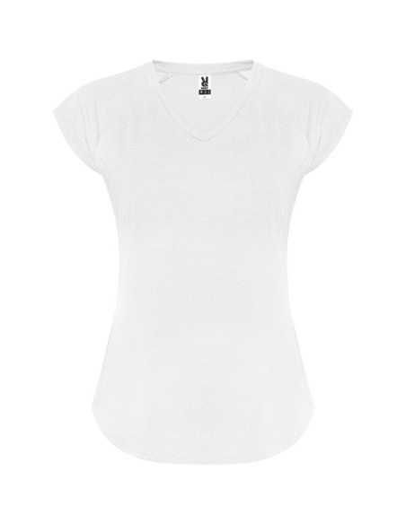 Samarreta tècnica esportiva entallada màniga curta 160 g/m² escot en bec ADULT - AVUS ROLY