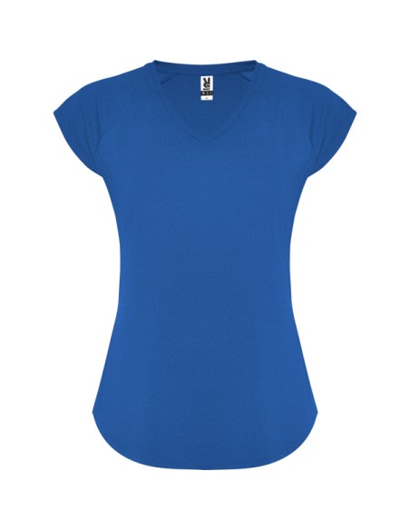 Fitted technical sports t-shirt short sleeve 160 g/m² V-neck ADULT - AVUS ROLY