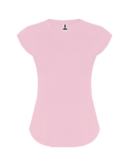 Samarreta tècnica esportiva entallada màniga curta 160 g/m² escot en bec ADULT - AVUS ROLY